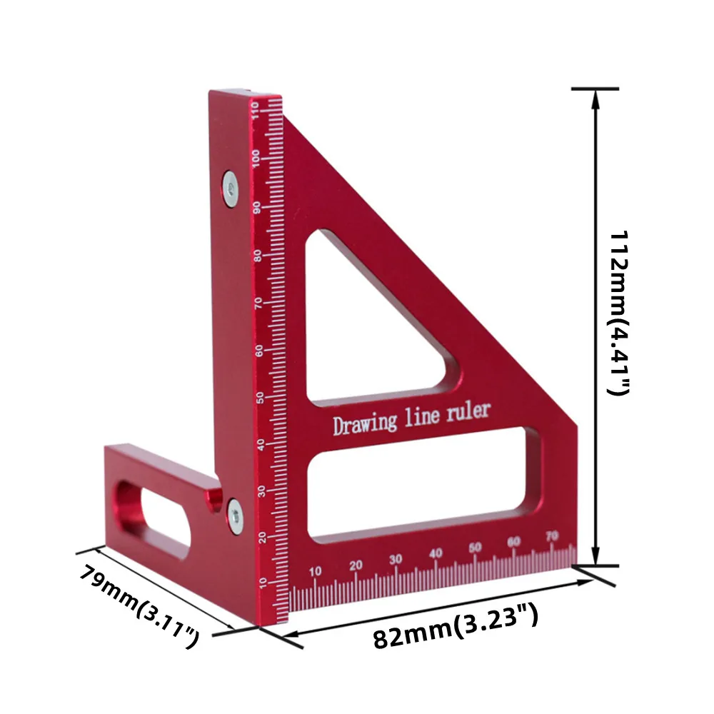 木工用直角定規 アルミ合金製マイター三角定規 高精度レイアウ - Woodworking For Engineers のレビューと価格