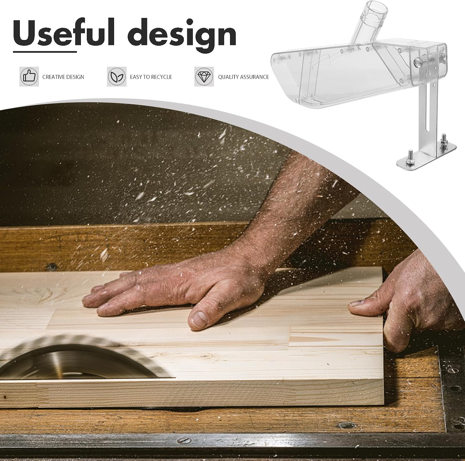木工テーブルソー保護カバー透明集塵ガード電動丸鋸用防塵透明プ - Woodworking Dust Collection のレビューと価格